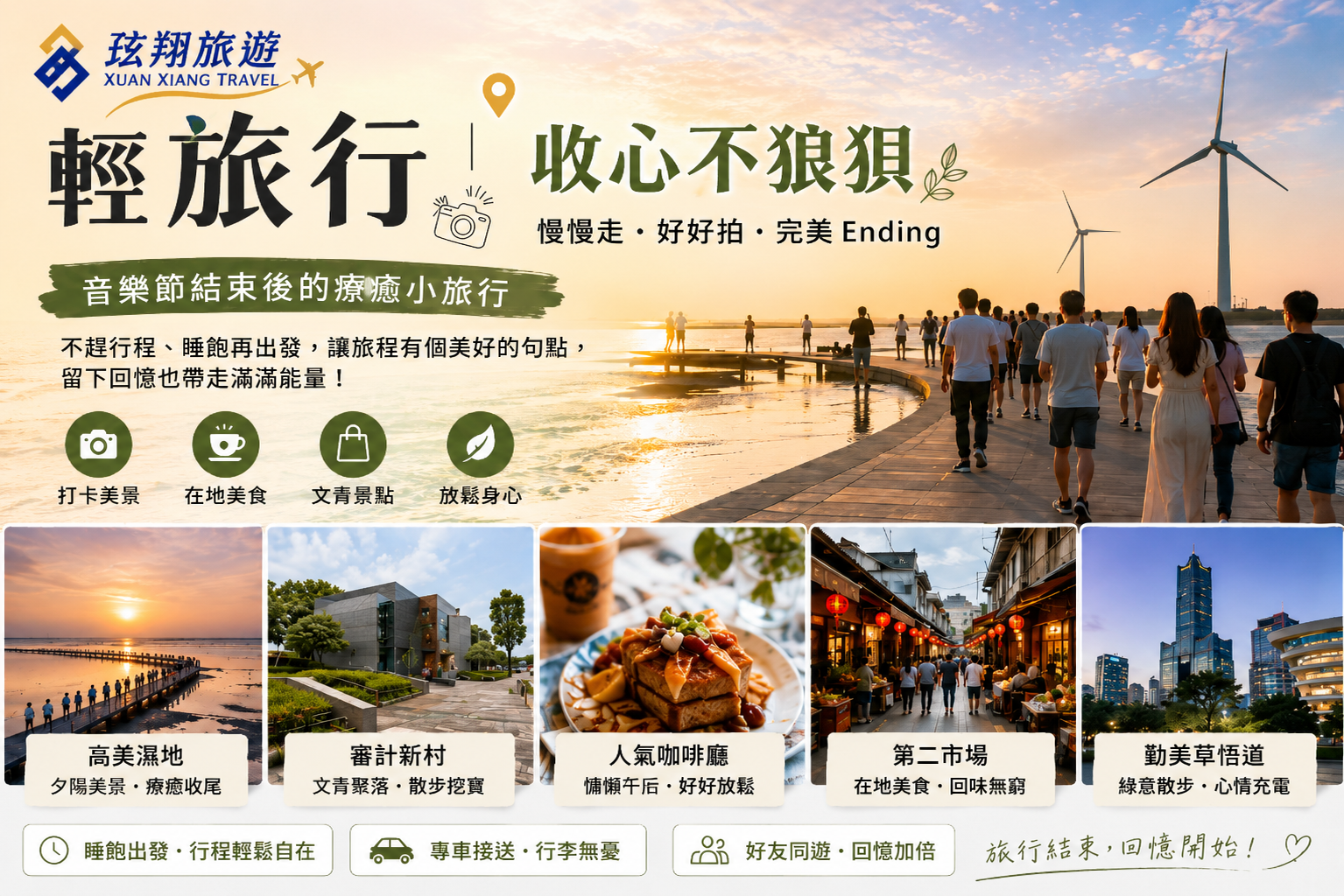 玹翔旅遊台中輕旅行與高美濕地